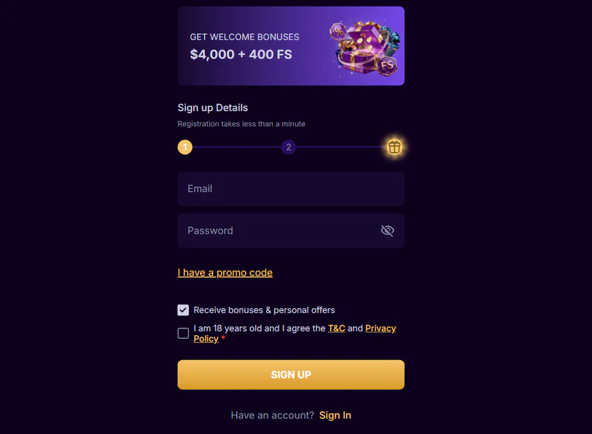 Sevenreels Registration